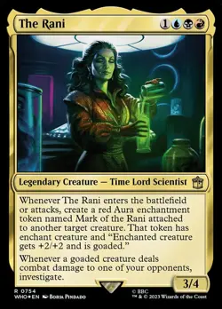 1 x The Rani - Surge Foil - Universes Beyond: Doctor Who - NM-Mint - MTG - Image 1