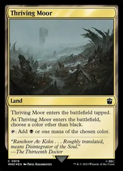 1 x Thriving Moor - Surge Foil - Universes Beyond: Doctor Who - Light Play - MTG - Image 1