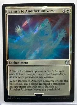 Banish to Another Universe (Surge Foil) Doctor Who Magic the Gathering MTG (618) - Image 1