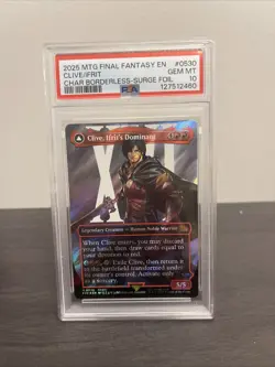 2025 MTG FINAL FANTASY CLIVE, IFRIT'S DOMINANT/IFRIT, WARDEN OF INFERNO PSA 10 - Image 1