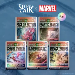 Secret Lair x Marvel's Spider-Man: Daily Bugle Breaking News Rainbow Foil MTG - Image 1