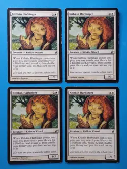MTG 4x Kithkin Harbinger x4 MP Lorwyn Magic Playset - Image 1