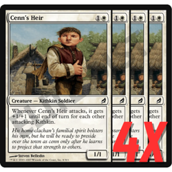 MTG Cenn's Heir (Lorwyn) 8/301 (NEAR MINT) (4X) - Image 1