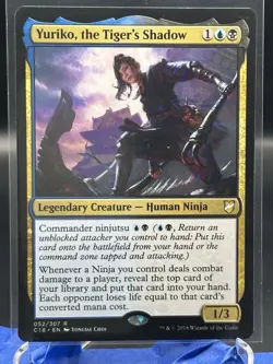 Yuriko, the Tiger's Shadow Commander 2018 Non-Foil MTG NM - Image 1