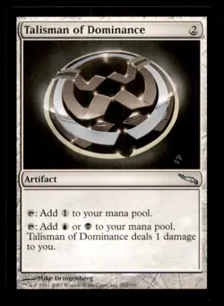 Talisman of Dominance LP Light Play Mirrodin MTG [9240] - Image 1