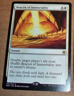 MTG Magic 1x Beacon of Immortality Explorers of Ixalan NM/LP - Image 1
