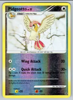 2007 Diamond & Pearl - Secret Wonders Pidgeotto1 Uncommon Reverse Holo #58 - Image 1