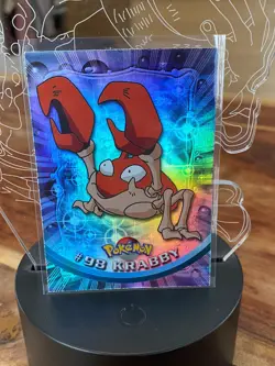 Krabby #98 - Foil Holo - Blue Logo - 2000 Pokemon Topps TV Animation - Image 1