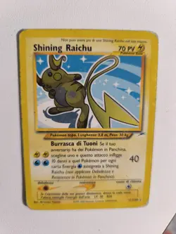 Pokemon Shining Raichu 111/105 Set Neo Destiny Ita - Image 3