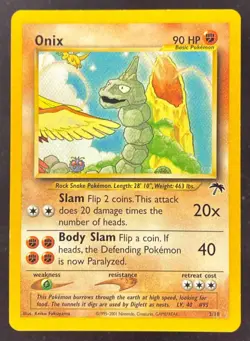 2001 Pokemon Southern Islands #3/18 Onix - Image 1