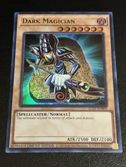 YuGiOh LEGENDARY COLLECTION 25TH PROMOS DARK MAGICIAN BLUE EYES RED EYES LC01 - Image 3