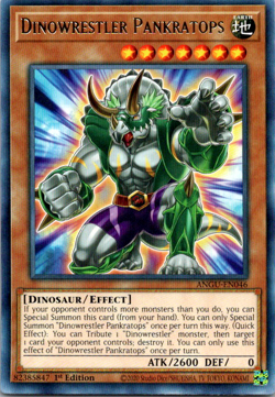 Dinowrestler Pankratops - ANGU-EN046 - Rare - NM - 1st ed - Yugioh - Image 1