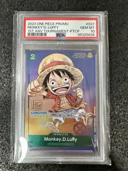Monkey.D.Luffy (037) (1st Anniversary Tournament) P-037 One Piece Promotion... - Image 1
