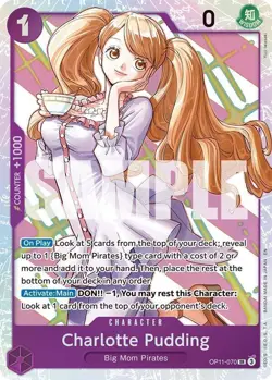 Charlotte Pudding 70 | HOLO | NM | One Piece A Fist Of Divine Speed - Image 1