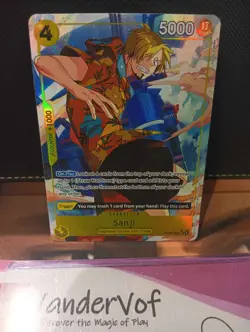ONE PIECE TCG STARTER ST29-004 SANJI SR ALT ART - ENGLISH - PACK FRESH - Image 1
