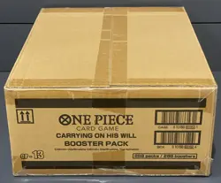 One Piece - OP-13 Carrying On His Will Booster Box SEALED Case - English - Image 1