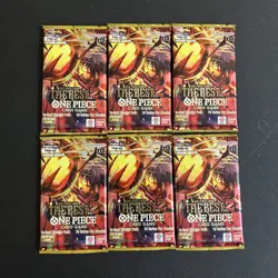 One Piece Tcg PRB-02 Premium Booster Pack Lot Of 6! NEW DIRECT FROM BANDAI READ! - Image 1