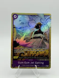 One Piece TCG Gum-Gum Jet Gatling (Alternate Art) OP03-072 - Image 1
