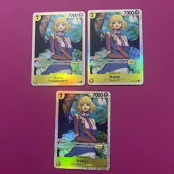 3 x One Piece - OP13-110 Stussy - Super Rare Carrying On His Will - Image 1