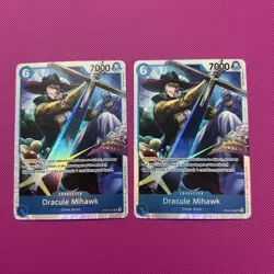 2 x One Piece TCG OP09-048 Dracula Mihawk Super Rare English - Image 1