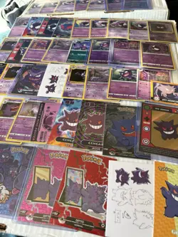 Pokemon Lot of Cards and Stickers Gengar Haunter Gastly Of 54 - Image 1