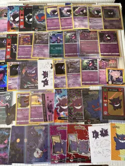 Pokemon Lot of Cards and Stickers Gengar Haunter Gastly Of 54 - Image 2