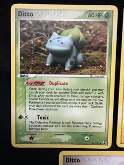 Lot Of 3 Ditto Delta Species Pokemon Cards Pikachu Bulbasaur Normal - Image 3