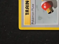 Pokemon Flute Trainer Base Set Regular Card 086/102 1999 LP - Image 2