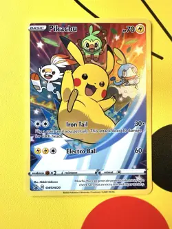 Pikachu SWSH020 SWSH: Sword & Shield Promo Cards Holo - Image 1