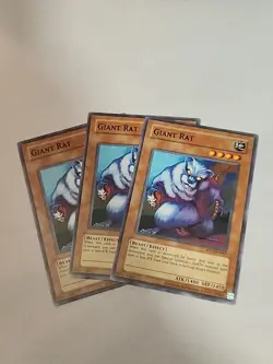 Giant Rat RP01-EN067 x3 Retro Pack 1 Yugioh Cards Unlimited Edition Mint Playset - Image 1