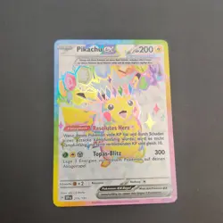 Pokemon Pikachu EX Deutsch 219/191 Sturmische Funken Terakristall FA Near Mint - Image 2