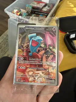 Team Rocket's Wobbuffet 203 Sv: Scarlet & Violet Promo Cards Holo - Image 1