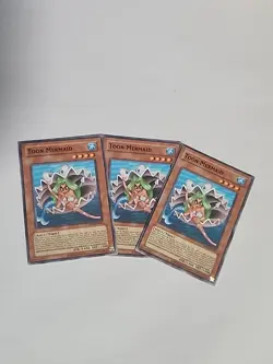 Yugioh 3x Toon Mermaid RP01-EN063 Common Retro Pack Reprint Playset Card - Image 1