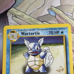 WARTORTLE W PROMO Stamped Pokemon Card - WOTC Base Set 2 63/130 - Image 2