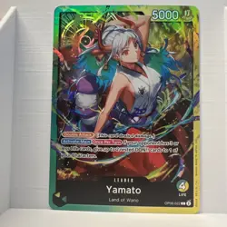 Yamato OP06-022 ONE PIECE Tcg Card Game NM GREEN/YELLOW Leader - Image 1