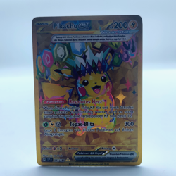 Pokemon TCG Karte - Sturmische Funken - Pikachu EX - 247/191 - Gold Full Art NM - Image 1
