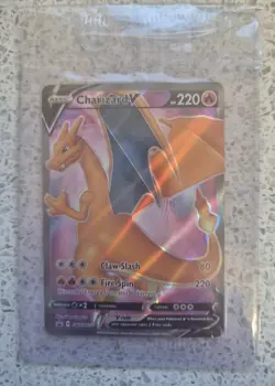 Pokemon Card - Charizard SWSH050 - Black Star Promo - Champions Path - Sealed - Image 1