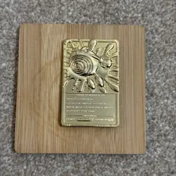 Pokemon Poliwhirl 23K Gold-Plated Trading Card 1999 Limited Edition - Image 2