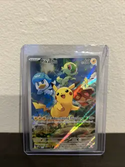 Pokemon TCG Pikachu 027 Sv: Scarlet & Violet Promo Cards Holo - MINT - Image 1