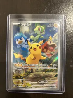 Pokemon TCG Pikachu 027 Sv: Scarlet & Violet Promo Cards Holo - MINT - Image 4