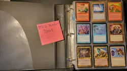 Mtg Binder Full Of Cards 700+ Vintage Classic Border Lot RAREs Blk Wht Border - Image 1
