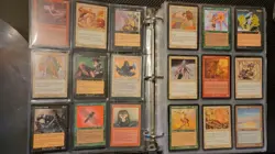 Mtg Binder Full Of Cards 700+ Vintage Classic Border Lot RAREs Blk Wht Border - Image 2