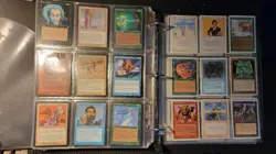 Mtg Binder Full Of Cards 700+ Vintage Classic Border Lot RAREs Blk Wht Border - Image 4