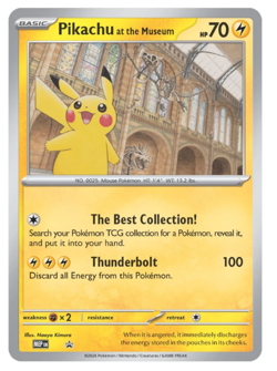 PreSale : Pikachu At The Museum Jumbo Pokemon Card - SHIPPED *JAN 27th* - Image 1