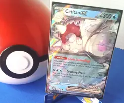 Cetitan ex 65/182 Holo Double Rare Card - Pokemon TCG - Destined Rivals - NM - Image 1