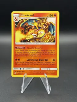 Pokemon TCG Charizard 14/181 Sun & Moon Team Up Non Holo Rare Card - Image 1