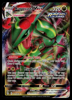 Pokemon Card - Rayquaza VMAX Evolving Skies 111/203 Ultra Rare - Image 1