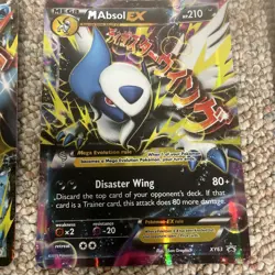 Pokemon Card Lot Xy, Jumbo Mega Ex Cards, Shiny Rare EXs. Cards are supersized. - Image 3