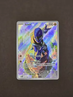 Pokemon Card - White Flare - Sawk 130/086 IR - Image 1
