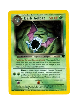 Pokemon Dark Golbat TCG Team Rocket Holo Card 7/82 Unlimited Excellent Condition - Image 5